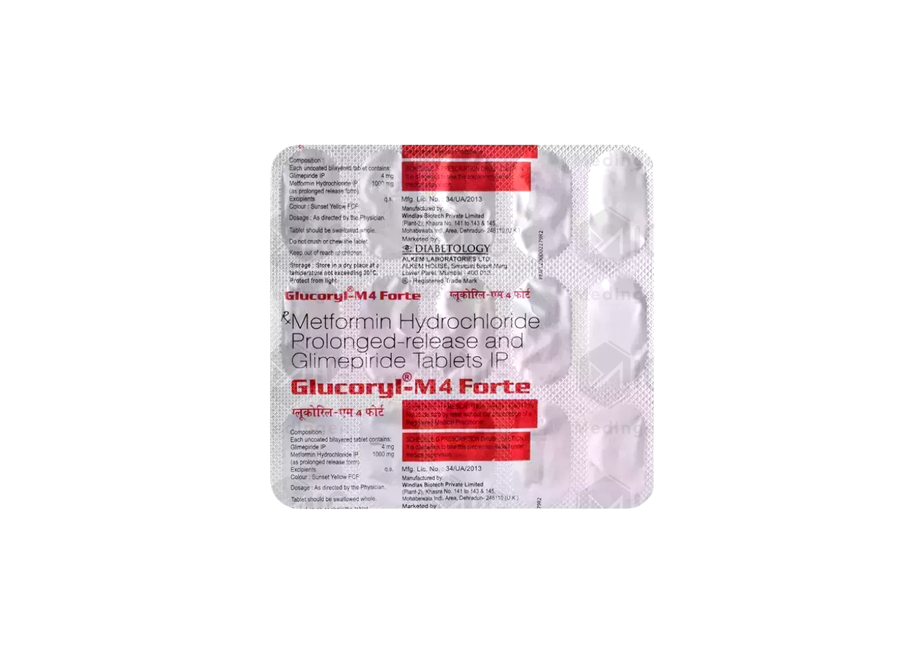 GLUCORYL M4 FORTE